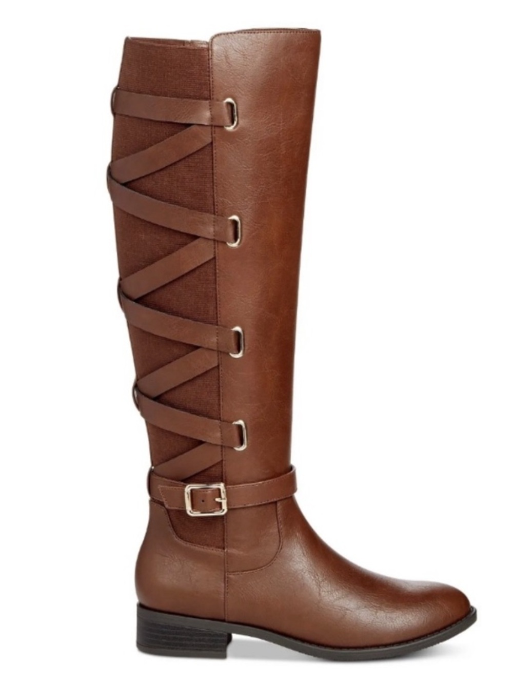 Thalia Sodi Wide Calf Brown Boots